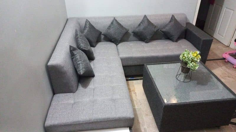 l shap sofa set 6