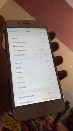 iphone 7plus 32GB PTA APPROVED