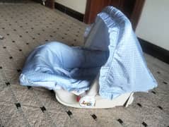 Baby Carry Cot with Feeder and Diapers Box attached