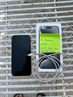 IPHONE 15 PRO MAX | 256 GB | NON PTA | 98 % B. H