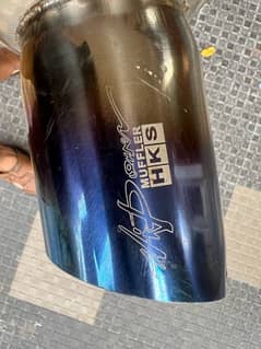 HKS muffler exaust medium