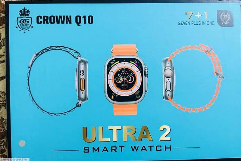 Crown QA SMART WATCH ULTRA 2 NEW 7 STRAP 6