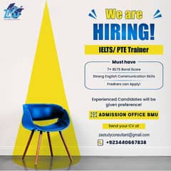 office coordinator and Assistant IELTS trainer