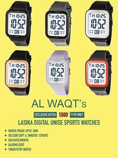 Lasika Digital Man's Big Dial Watch