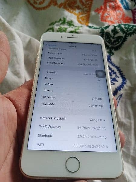 iphone 7Plus 256Gb pta aproved 3