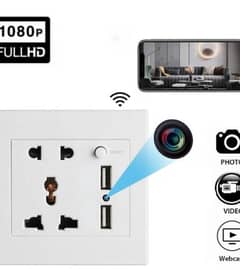 HD 1080P Wall Plug Socket Camera for your home and shop security 0