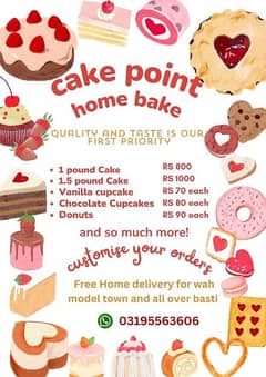 home bake cake