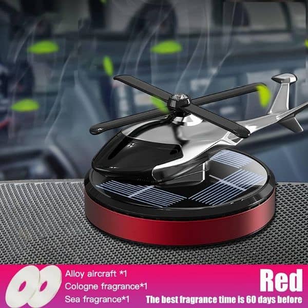 car dashboard helicopter decoration with Refill Perfume 3