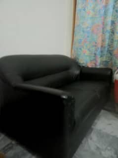 black sofa