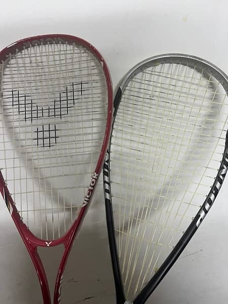 urgent sale 2x squash rackets 1