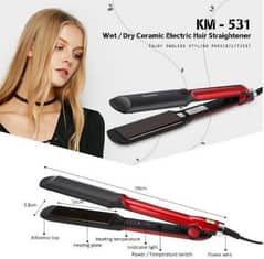 kemei hair straightner ( free delivery)