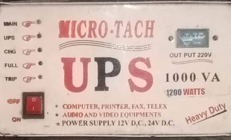 MICRO-TACH UPS(1000W-1200W) 1