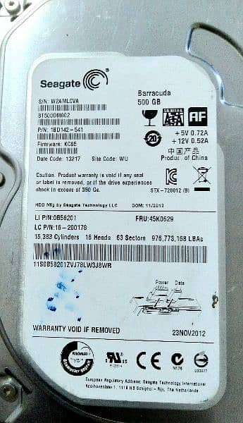 Branded Hdd 500 gb ( Read Ads ) 1