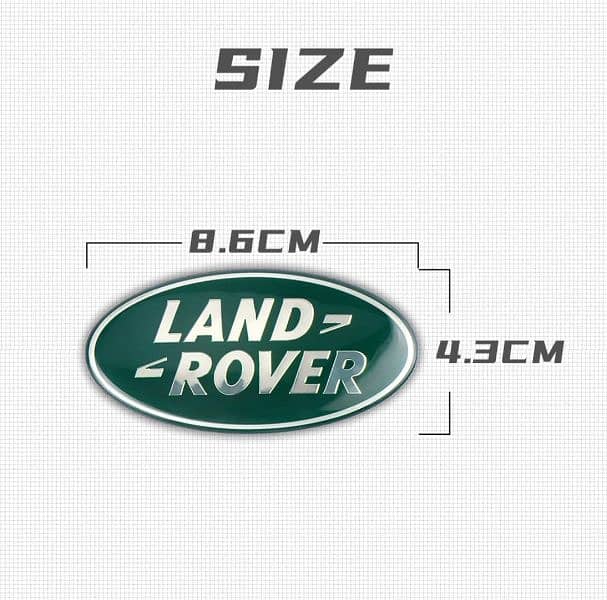 Range Land Rover Emblem Front Back Monogram Logo Sport Evoque Vogue 4