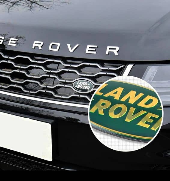 Range Land Rover Emblem Front Back Monogram Logo Sport Evoque Vogue 8