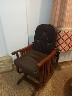 pure sheesham rocking chair 0