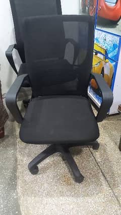 Two executive chairs black color