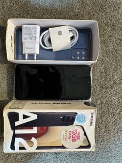 Samsung A12 | Excellent (10/10) | Black | Box, Charger