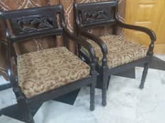 Pure Wood Bed Room Chairs