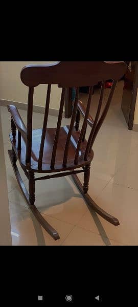 Sheesham wood Rocking chair 1