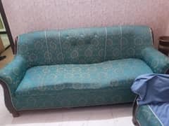 5 seater sea green (sofa set)