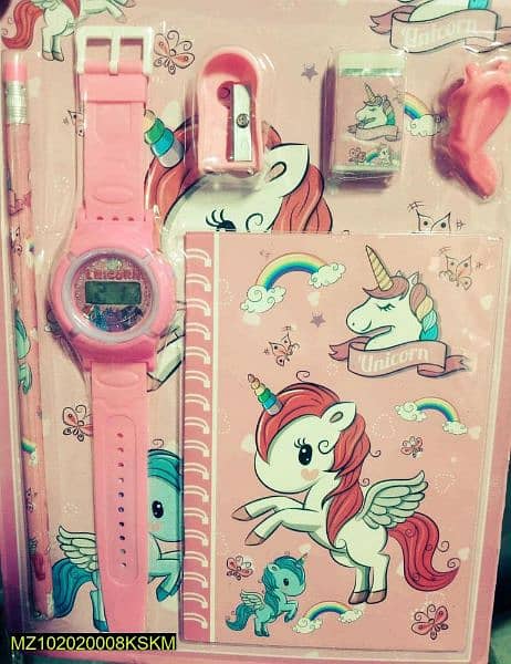 unicorn stationary set for kids (free delivery) 1