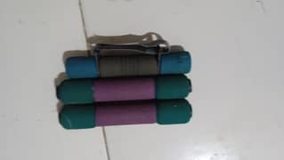 Three 1 kg Dumbells