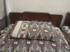 single bed with pure high quality wood