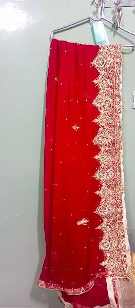 Bridal lehnga Redish Mehroon color 7