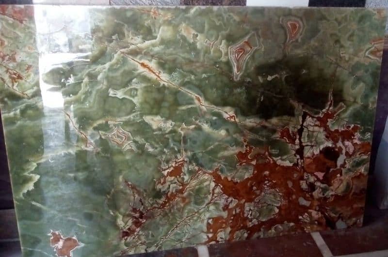 Brand new Onyx marbles table top with stand for sale 0