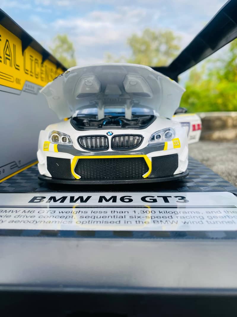 BMW M6 GT3 Sport car racing car Officially Licensed Diecast model 13