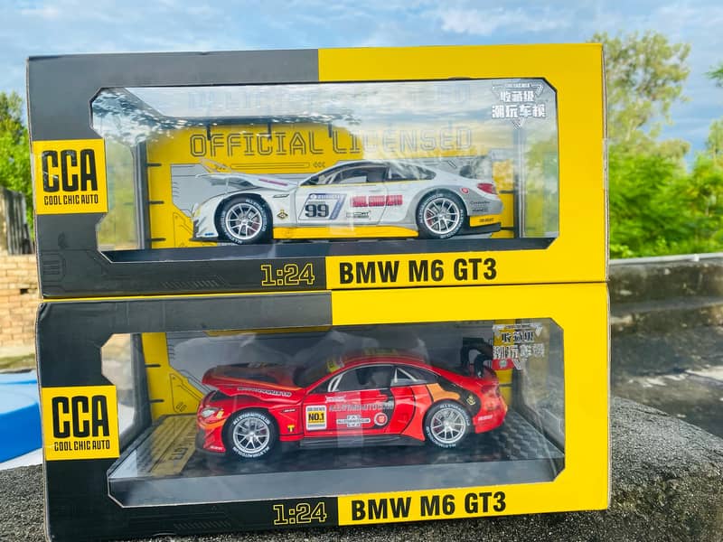 BMW M6 GT3 Sport car racing car Officially Licensed Diecast model 15