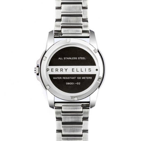 Original Perry Ellis Decagon Unisex 42mm Quartz Stainless 3