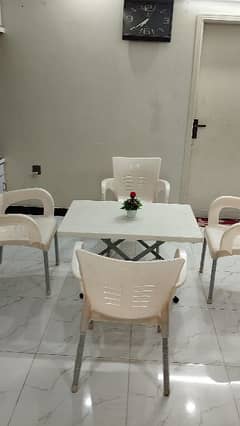 Plastic Chair set