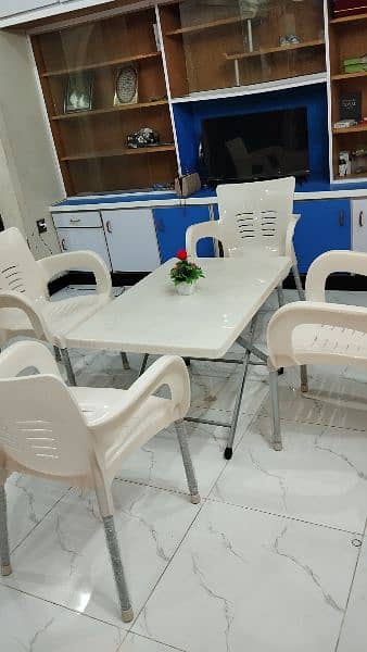 Plastic Chair set 3