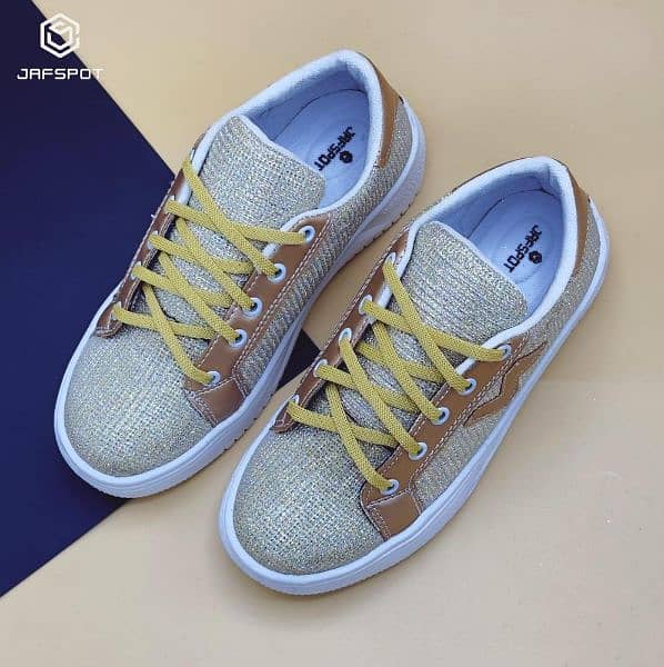 jets spots men fashion glitter sneaker-JF003 golden 2