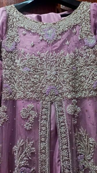 Bridal Wear| Lilac| Walima Dress| Maxi 2