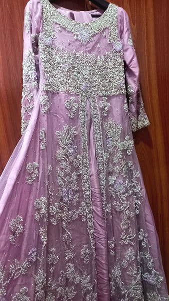 Bridal Wear| Lilac| Walima Dress| Maxi 6