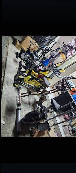 treadmils. (0309 5885468). gym cycles. home gym. ellapticals. spin bike 1