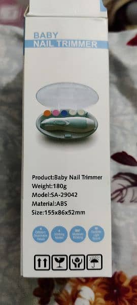 Automatic Baby Nail Trimmer Manicure Kit 1