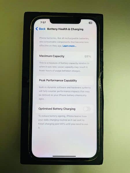 IPHONE 12PRO MAX, Jv, 128GB, 88% Battery, FACE ID, GOLD 10/10 6