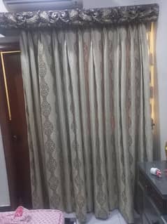 heavy curtains