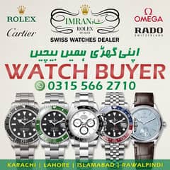 PRE-OWNED WATCHES BUYER Rolex Cartier Omega Hublot Chopard Corum Rado