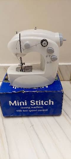 Mini Stitch Two Speed Sewing Machine With Box