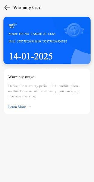 Tecno camon 20 pro 10/10 5 month warranty 03014281187 1