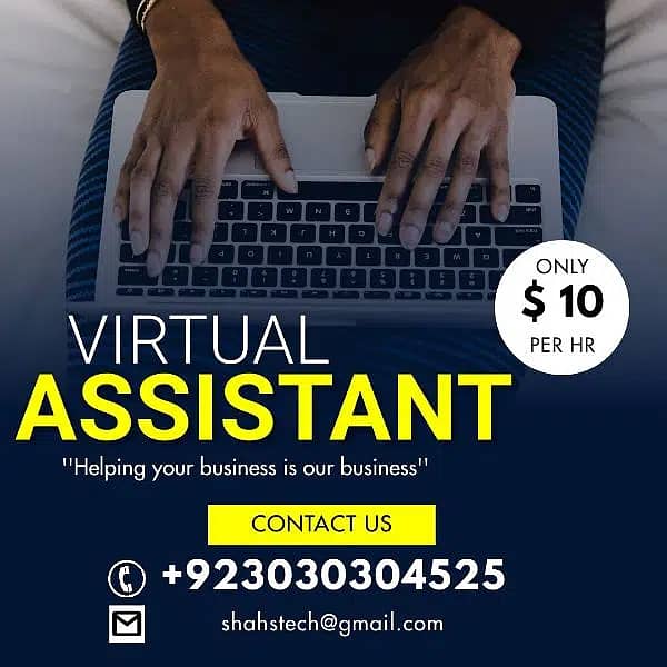 I will be your professional Virtual Assistant. Computer Expert. 0