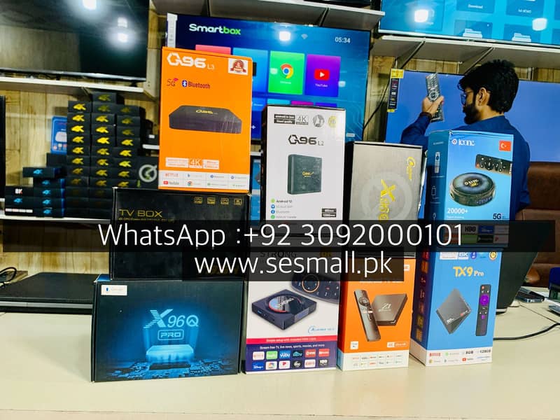 Andriod Tv Box Whole Saler | Smart Tv Box | Tv device 2024 Fresh Stock 0