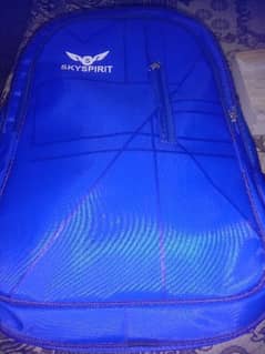 New school bag blue color