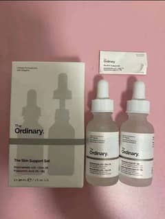 The Ordinary hyaluronic acid serum and niacinamide