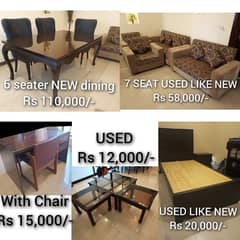 Sofa|Dining Table|Centre Table|Single Bed|Study Table with Chair 0